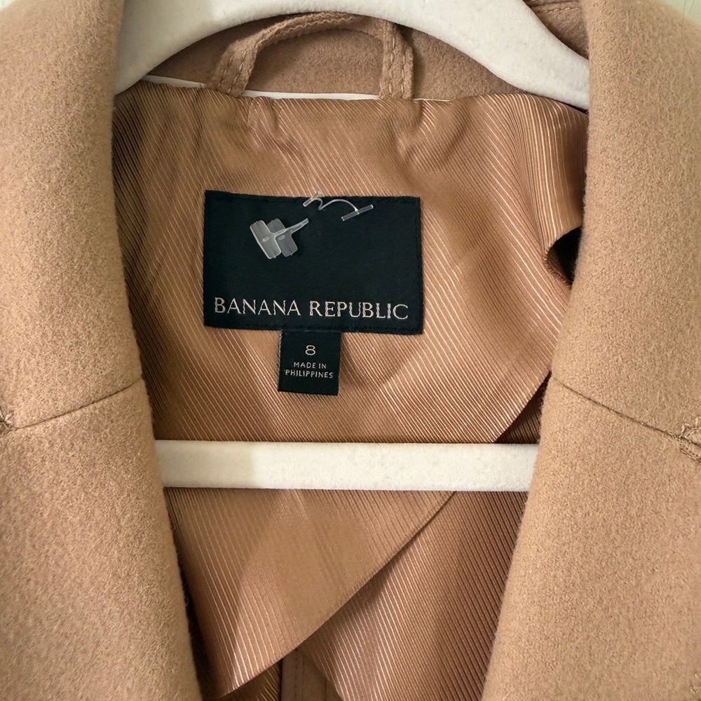 Banana Republic Tan Women's Coat - Picture 2 of 3